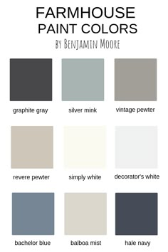 the different shades of paint that are available in this color scheme for furniture and home decor