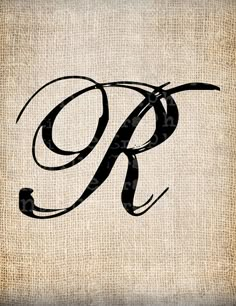 the letter p is made out of black ink on an old linen background, and it has