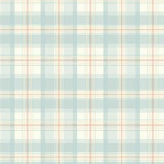 a light blue and white plaid pattern wallpaper