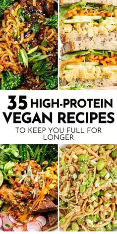 25 high protein vegan recipes to keep you full for longer