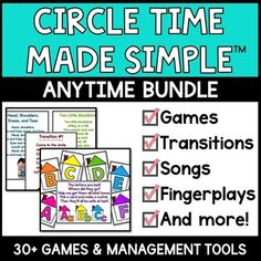 the circle time made simple game bundle