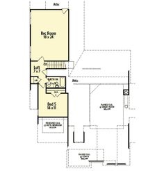 the first floor plan for this home