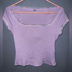 Super Cute Purple T-Shirt. Material Is So Soft And Comfortable. Can Be Worn Casually Or Anyway. Never Worn And No Damages. Purple T Shirts, Purple Shirt, Clothes Outfits, Color Purple, Colorful Shirts, Hello Kitty, Super Cute, Womens Tops, Kitty