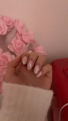 Coquette light pink chrome winter nails Mod About You OPI Bubble Bath OPI Pink Chrome Bow Nails, Bubble Bath Chrome Nails Square, Light Pink Nails With Bow, Light Pink Bow Nails, Chrome Bow Nails, Light Pink Chrome, Light Pink Chrome Nails, Opi Bubble Bath, Light Purple Nails