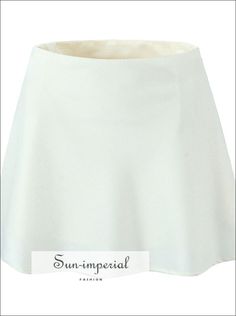 Women’s Beige Low Waist Satin A-line Mini Skirt A-Line Sun-Imperial United States Fitted A-line Skort, Spring Party A-line Skort, Elegant Summer Skort In Solid Color, Fitted A-line Mini Skirt, Stretch A-line Mini Skirt In Solid Color, A-line Summer Skort, Fitted A-line Skort With Lined Skirt, Summer A-line Skort, Fitted A-line Mini Skirt In Solid Color