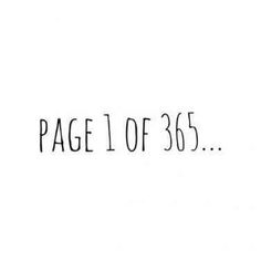 the words page 1 of 365 are written in black ink