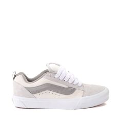 Vans Knu Skool Skate Shoe - Tri-Tone Gray | Journeys Gray Vans, Vans Warped Tour, Skate Shoe, Girly Shoes, Swag Shoes, Snowboard Boots, Unisex Shoes, Sports Footwear, Shoe Size Chart