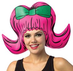 Comic Bouffant Foam Wig Bouffant Wig, Funny Wigs, Foam Wig, Cartoon Costume, Foam Wigs, Cartoon Character Costume, Wig Costume, Cartoon Costumes, Wig Hat