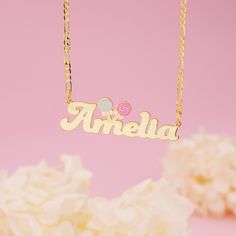 Material: Copper. Color: Gold. Chain Length: 14",16",18",20",22". Process: Gold Plated. Recipient: Women, Mom, Men, Wife, Girl Friend, Children. Product Type: Personalized Jewelry. Gift Type: Necklace. Occasions: Valentine's Day, Mother's Day, Christma,Birthday, etc. Necklace Type: Name Necklace. Brand: Silviax Jewelry. Item:  2023NE0419.               table { border-collapse: collapse; }         br { mso-data-placement: same-cell; }         tr { height: 21px; }         td { overflow: hidden; pa Cute Gold Necklaces For Party, Trendy Personalized Charm Necklaces For Birthday, Trendy Personalized Charm Necklace For Birthday, Customizable Trendy Necklace For Birthday, Customizable Trendy Necklaces For Birthday, Trendy Customizable Necklaces For Birthday, Cute Personalized Jewelry For Party, Trendy Personalized Necklace For Birthday, Trendy Adjustable Necklaces For Birthday