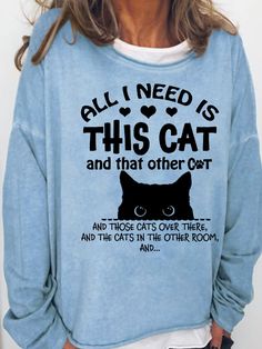 Crew Neck Regular Fit Text Letters Cotton-Blend Hoodies&sweatshirts is fashionable and cheap, come to Lilicloth to find out about the Clothing Sarcastic Clothing, Simple Sweatshirt, Letter Sweatshirt, Funny Outfits, Sweatshirts Pattern, Sweatshirts Online, Top Light, Tonga, Women Hoodies Sweatshirts