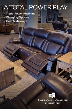 a living room filled with lots of furniture and accessories on display at a showroom