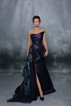 Tarik Ediz (R2G): 96071 Tarik Ediz Dresses, Goddess Gown, Tarik Ediz, Trumpet Gown, Simply Irresistible, فستان سهرة, Strapless Neckline, Dream Dresses, Black Evening Dresses