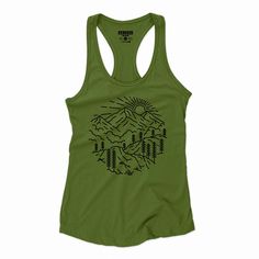 ➣  I T E M  D E S C R I P T I O N The Outdoors No.1 Tank Top for Womens ▸ Racerback Tank ▸ 60% Combed Ring-spun Cotton/40 % Polyester ▸ Lightweight ▸ Soft Touch/Comfortable ▸ Side Seamed ▸ Curved Hem ▸ High Quality Printing ▸ Made To Order ▸ Hand Printed ▸ Sizes Available: Small-2XL ➣ S I Z I N G  G U I D E Womens Small : Length 27.5'' / Bust Width: 15 Womens Medium: Length 28'' / Bust Width: 16 Womens Large: Length 28.5'' / Bust Width: 17 Womens XL: Length 29'' / Bust Width: 18 Womens 2XL: Length 29.5'' / Bust Width: 19 Measuring Tips: You can measure one of your tank tops or shirts alrealy owned and compare with the size chart. Take measurements on a flat surface. Length is measured from the highest point of the shoulder to the bottom hem of the shirt. Bust/Width is measured across the b Relaxed Fit Graphic Print Top For Adventure, Graphic Print Cotton Top For Outdoor Activities, Cotton Graphic Print Tops For Outdoor Activities, Relaxed Fit Cotton Tops For Adventure, Summer Graphic Print Tops For Outdoor, Summer Crew Neck Tops For Outdoor Activities, Cotton Screen Print Tops For Outdoor Activities, Green Cotton Tops For Outdoor, Green Shirt For Summer Outdoor Activities