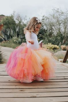 Summer Sunset Ombre Tutu, Yellow, Orange and Garnet Tutu, Baby Tutu Skirt, High Low Girl Tutu, Fluffy Girl Tutu, Bright Tutu Tule Dresses, Baby Tutu Skirt, Fall Tutu, Tutu Skirt Outfit, Sunset Ombre, First Birthday Dress, First Birthday Dresses, Toddler Tutu, Girl Tutu