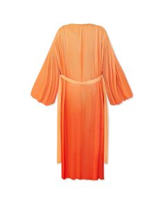 The Pandora duster is a floor length sheer jacket that is designed to be worn as a cover up over your swimsuit, or as a sheer option for a wrap-dress after your pool or beach escapades.Color: Sunset Gradient 93% Polyester 7% Spandex Hand Wash or Dry Clean only. Please refer to the size chart below for your accurate size. Model 1: is 5’5”, with a 32DD bust, 27” waist & 35” hips – she wears size S. Model 2: is 5’9”, with a 32A bust, 25” waist & 34” hips – she wears size S. Model 3: is 5’6”, with a Orange Long Maxi Dress For Beachwear, Long Beach Dress For Daywear, Open Front Maxi Dress For Beach Season, Long Beachwear Cover-up For Daywear, Flowy Long Cover-up For Poolside, Long Cover-up For Beach Season, Long Beach Kimono With Tie Waist, Long Tie Waist Kimono For Beach, Long Duster For Beach In Summer