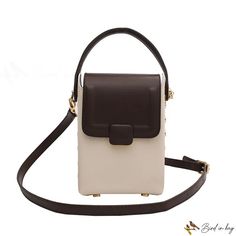 Bird in Bag - Women's bags new fashion women's bags crossbody small bags popular cell phone bag Square Box Bag With Mobile Phone Holder For On-the-go, Brown Phone Bag For Shopping, White Phone Shoulder Bag For On-the-go, White Shoulder Phone Bag For On-the-go, White On-the-go Shoulder Phone Bag, Shopping Satchel Phone Bag With Cell Phone Pocket, Square Phone Bag With Detachable Strap For Shopping, Shopping Phone Bag With Cell Phone Pocket, White Crossbody Phone Bag For On-the-go