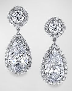 Neiman Marcus Platinum Dangling Diamond Earrings Dangling Diamond Earrings, Earrings Platinum, Luxury Diamond Jewelry, Silver Diamond Jewelry, White Diamond Earrings, Queen Style, Diamonds Earrings, Glamour Nails, Makeup Eye Looks