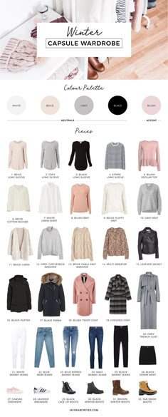 Winter Capsule Wardrobe Minimalist Moda, Winter Capsule, Fall Capsule Wardrobe