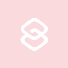 the letter g in white on a pink background