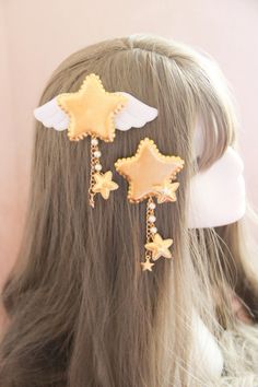 2 Pcs Kawaii Sweet Angle Star Tassels Cute Hair Clip - In Control Clothing Cute Hair Clip, Cute Hair Clips, Your Hairstyle, Sweet Style, Cute Hair, Hair Clip, Hair Clips, Tassels, Angel