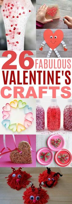 valentine's crafts for kids that are easy to make and great for the whole family