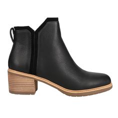 Meet our Chelsea-inspired lug boot. The water-resistant Hailey Water Resistant leather boot features a stylish outsole and streamlined profile for must-have versatility. Designed with a dual pull tabs for easy wear, plus cushy insoles for all-day comfort. $119.95 Black Lug Boots, Lug Boots, Rounded Toe Boots, Black Boots Women, Leather Boot, Boots Ankle, Ankle Bootie, Nubuck Leather, Casual Boots