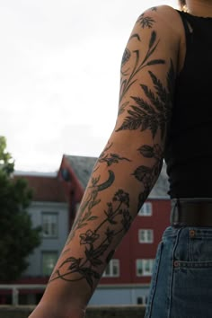 a person with a tattoo on their arm