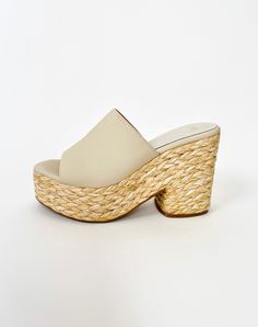 Available in Ivory Summer Cream Platform Espadrilles, Natural Open Toe Platform Espadrilles, Cream Platform Wedge Sandals Slip-on, Slip-on Platform Wedge Espadrille Sandals, Beige Platform Espadrille-style Sandals, Platform Espadrille Sandals, Platform Espadrilles, Espadrille Sandals, Espadrilles