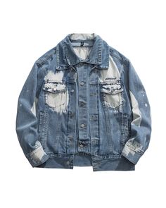 A denim jacket with a layered design.

A light and easy-to-wear outerwear that is suitable for the change of seasons.

We recommend not only mannish outfits, but also sweet and spicy outfits paired with feminine items.
◾️Model
Height/Weight：158cm(62.2in)/40kg(88.1lb)
Fitting Size：L




Size (cm)
Length
Chest
Shoulder
Sleeve Length


M
69
118
60
60


L
71
122
62
61


XL
73
126
64
62


2XL
75
130
66
63 Urban Style Washed Blue Long Sleeve Denim Jacket, Casual Relaxed Fit Denim Vest, Faded Denim Outerwear With Pockets, Spring Streetwear Washed Denim Jacket, Medium Wash Button-up Outerwear For Summer, Medium Wash Button-up Summer Outerwear, Trendy Washed Blue Cotton Denim Jacket, Summer Button-up Medium Wash Outerwear, Casual Button-up Denim Vest