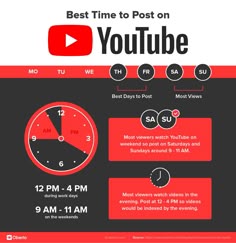 the best time to post on youtube is now available for viewing and sharing it with others