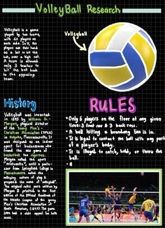 the volleyball rules are written in different languages and have been used to help students learn how to