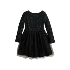 She'll look super cute in this Toddler Girl Jumping Beans® Long-Sleeve Tulle Dress. Click on this KIDS APPAREL & SHOES GUIDE to find the perfect fit and more!She'll look super cute in this Toddler Girl Jumping Beans® Long-Sleeve Tulle Dress. Click on this KIDS APPAREL & SHOES GUIDE to find the perfect fit and more!FEATURES Crewneck Long sleeves Rounded hem Knee lengthFABRIC & CARE Polyester, rayon, spandex Machine wash Imported Size: 3T. Color: Black Luxe. Gender: female. Long Sleeve Tulle Dress, Shoes Guide, Jumping Beans, End Of Year, Size 4t, Toddler Sizes, Tulle Dress, Comfy Outfits, My Future