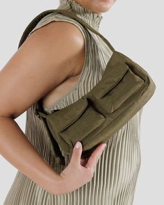 Cargo Shoulder Bag : Seaweed - Baggu