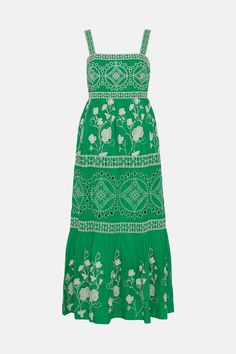 Floral & Geo Embroidered Midaxi | Karen Millen Latest Maxi Dresses, Maxi Dress Collection, Karen Millen, Fashion Face, Dress Collection, Click Here, Maxi Dress, Floral