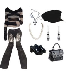 Alt Outfits, 2000s Fashion Outfits, Alt Fashion, Swaggy Outfits, Grunge Goth, Alternative Outfits, Fairy Grunge, Dream Style, Edgy Outfits