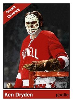 an image of a hockey goalie with his face painted on the front and back