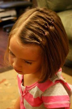 Girls School Hairstyles, Sanggul Modern, Easy Hairstyles For Kids, Easy Hairstyles For School, Peinados Fáciles Para Cabello Corto, Penteado Cabelo Curto, Hairstyles For Kids