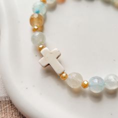 Cross Beaded Bracelet - Christian Faith Bracelet - Beaded Inspirational Bracelets by LyssieBCreations on Etsy Faith Bracelet, Inspirational Bracelets, Color Beads, Bracelet Beaded, Christian Faith, Dark Colors, Beaded Bracelet, Favorite Jewelry, Chemicals