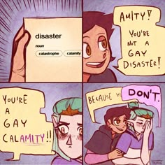 Amity X Luz, Owl House Art, Toh Memes, Owl House Memes, Little Miss Perfect, House Funny, Luz And Amity, Owl House Lumity, Lgbtq Funny