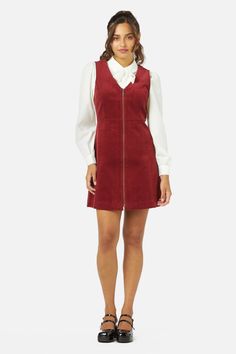 red Cord Pinafore Dress Outfit, Corduroy Pinafore Dress Pattern, Corduroy Pinafore, Green Corduroy Pinafore Dress, Corderoy Overall Dress, Pinafore Top, Pet Dress, Goth Dress, Tartan Dress