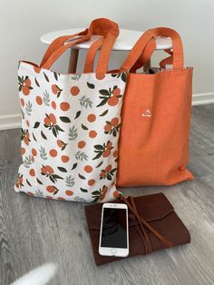 Super Cute Orange Reversible Tote Bag Ships within 1-2 days for a speedy delivery every time! See photos for sizing reference Star Seller Badge means incredible customer service and product reviews! Large Capacity Orange Canvas Bag For Everyday, Casual Orange Rectangular Canvas Bag, Orange Canvas Tote Bag For Daily Use, Orange Canvas Shoulder Bag For Everyday Use, Orange Everyday Canvas Shoulder Bag, Orange Canvas Bag For Daily Use, Orange Cotton Bag For Everyday Use, Orange Cotton Bags For Everyday Use, Everyday Orange Cotton Bag