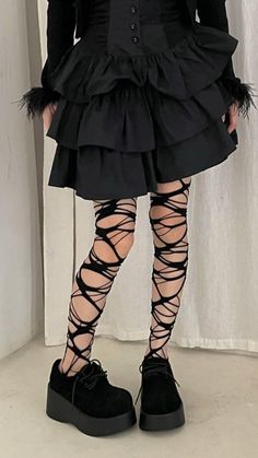 Shop from Cutiekillshop.com 🎀
 • use code ‘CutieKill’ for 10% off💫
 • Worldwide free shipping🌎
 • 50% Cute 50% Dark - your adorable plan Aesthetic Tights, Ripped Tights, Alternative Y2k, Loose Socks, Pink Goth, Knit Leg Warmers, Ribbon Dress, Tube Top Dress, Fishnet Tights