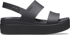 Crocs Brooklyn Low Wedge, Crocs Brooklyn, New Crocs, Crocs Sandals, Custom Kicks, High Wedges, Women's Crocs, Low Wedges, Buckled Heels