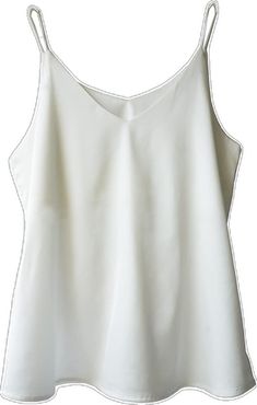 White V-neck Vest Top, Solid Color Cami Top With Built-in Bra, Solid V-neck Summer Top, Summer Stretch V-neck Camisole, Solid Color V-neck Summer Tops, Fitted V-neck Solid Color Tank Top, Elegant V-neck Plain Tops, Plain V-neck Top, Solid Color Stretch Tank Blouse