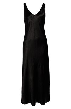 Vince V-Neck Satin Maxi Slipdress | Nordstrom 20s Style, 20s Fashion, Satin Maxi, Christmas Wishes, Fall 2024, Long A Line, Fashion Advice, Nordstrom Rack, Evening Dresses