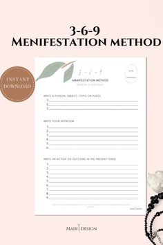 Manifestation method,  369 manifestation method, Affirmation method, Manifestation journal, Boho manifestation printable, Manifestation printable, 369 method, Boho manifestation printable, Boho affirmation printable, 369 manifestation method, 369 manifestation printable, affirmation, law of attraction, Manifestation Miracle, Become Wealthy, Lost My Job, Self Love Affirmations, Love Affirmations, How To Manifest, Change My Life