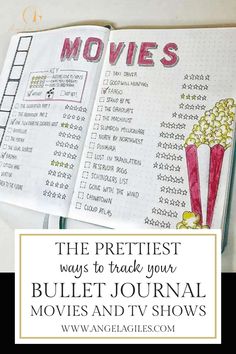 Movies and TV shows are my ultimate source of relaxation, especially as a busy individual. How can one unwind on a weekend without indulging in a movie or TV show? If you're considering watching something new soon, I recommend utilizing your bullet journal to keep track of your favorites. Yes, maintaining movie trackers is a trending practice! If you're seeking innovative ways to organize your bullet journal movies, I'd be delighted to share some fantastic ideas! Bujo Tv Series Tracker, Bullet Journal Movies Tracker, Bujo Movies To Watch, Favorite Movies Journal, Tv Show Tracker Bullet Journal