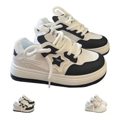 Cute Shoes Amazon, Big Star Shoes, Cute Clothing Accessories, Y2k Shoes Aesthetic, Chuncky Shoes, Bulky Shoes, Walking Sneakers For Women, Cute Shoes For School, Y2k Sneakers