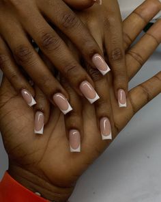 Uba Augustina | Nail Boss | Nail Tech Lekki Lagos Nigeria | Blessing your timeline with this beauty😍🥰✨✨ . Dm for bookings! . Trainings Available! #nailsbyaugust #glambyaugust #nailsoflagos… | Instagram Pictures Of Nails Designs, Cute Nails On Black Women, Nail Inspo Black Women, Nude Nails Inspo, Summer Nails Black Women, Black Women Nails, Black Woman Nails, French Tip Coffin Nails, Nails Black Women