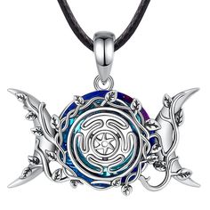 🌙 Embrace the power of the Triple Goddess with our stunning Hecate Wheel Wicca Pagan Necklace! ✨ This captivating necklace features a beautifully crafted Hecate's Wheel design, a powerful symbol representing the three phases of the moon and the divine feminine trinity of the Maiden, Mother, and Crone. Crafted from high-quality stainless steel, this necklace exudes an air of timeless elegance and mystical allure. As the goddess of the crossroads, Hecate's Wheel is a powerful talisman that connec Hecate Wheel, Hecate's Wheel, Fanfic Ideas, Moon Goddess Necklace, Pagan Necklace, Triple Moon Goddess, Wheel Design, Goddess Necklace, Sacred Feminine